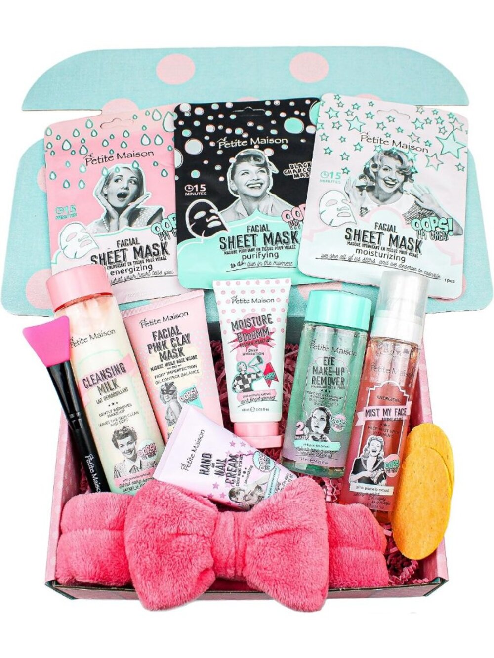 13-Piece Spa Gift Basket for Women & Teens - Premium Skincare & Self-Care Kit